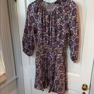 J.Crew Palermo smocked-waist mini dress XS